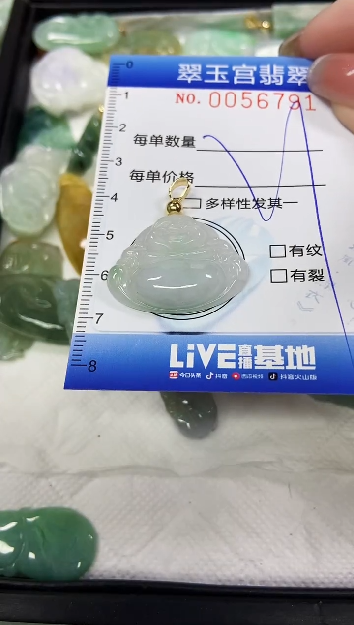 【闪购商品】翡翠颈饰未镶嵌闪购商品0056791