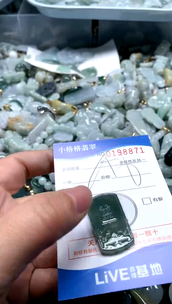 【闪购商品】翡翠颈饰未镶嵌闪购商品0198871