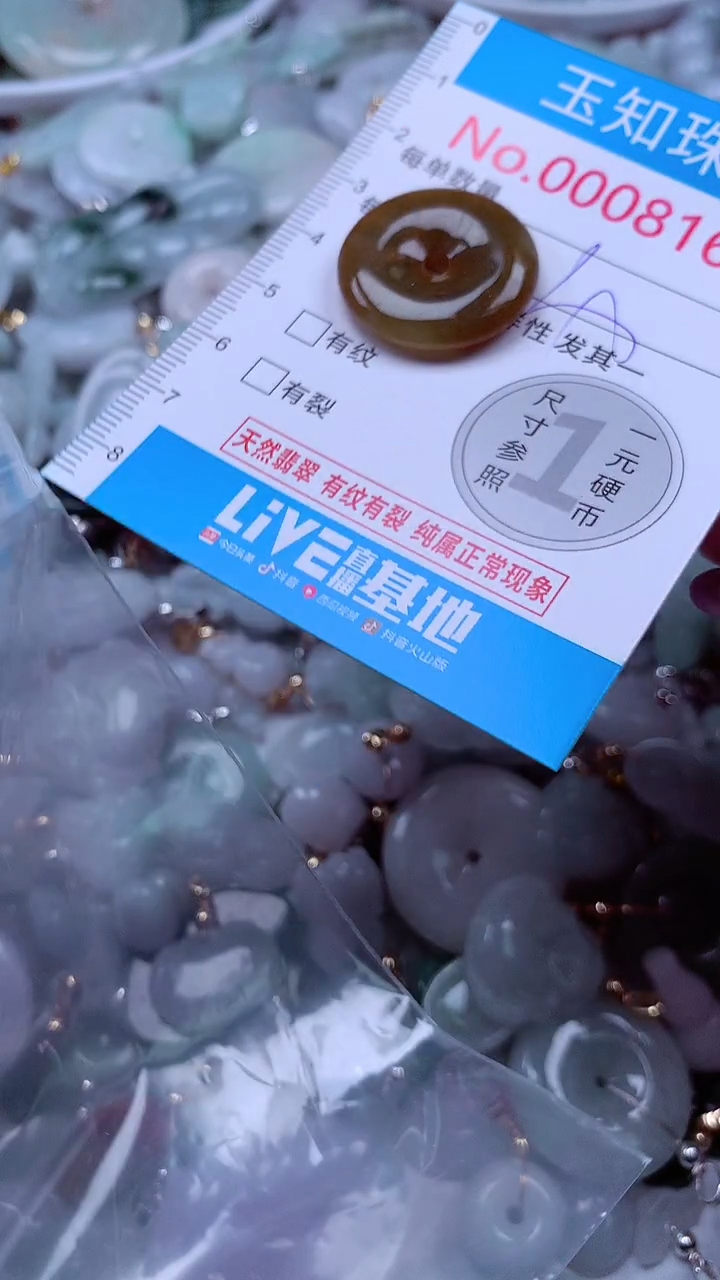 翡翠未镶嵌吊坠(不含链)8160