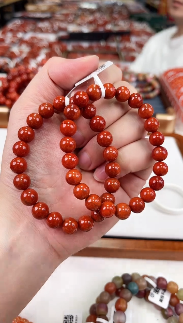 【闪购商品】南红玛瑙瓦西手串9+未镶嵌（多样式发其一）