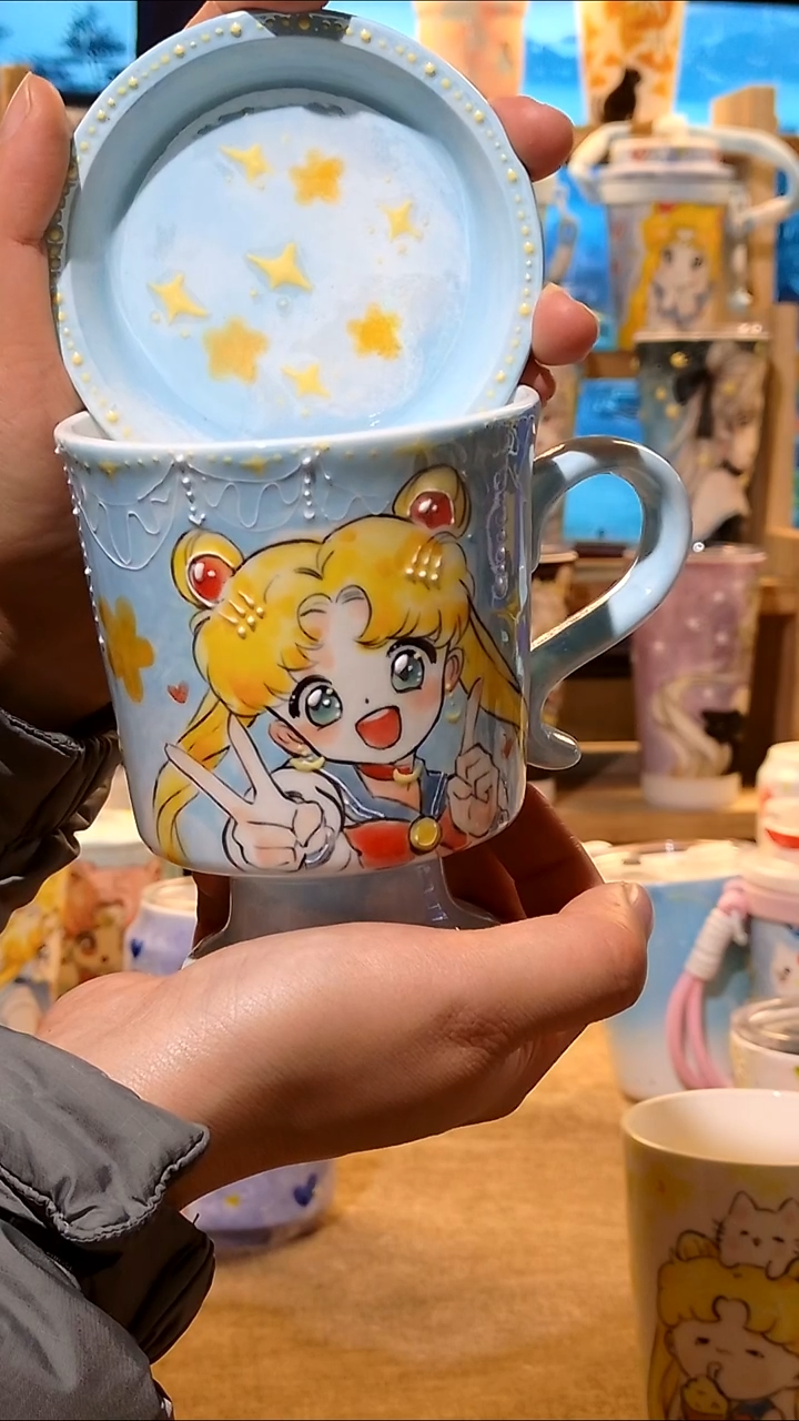 杯景德镇陶瓷手工手绘