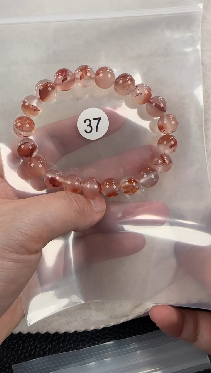 未镶嵌手串南红玛瑙原矿无优化无胶裂冰飘9+