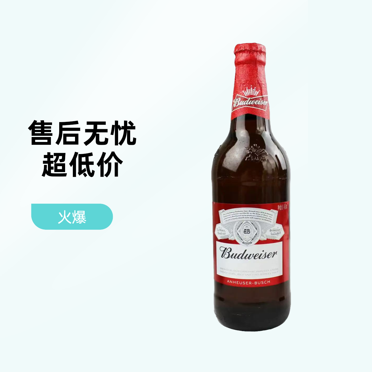 《 百 威 啤 酒》瓶 装