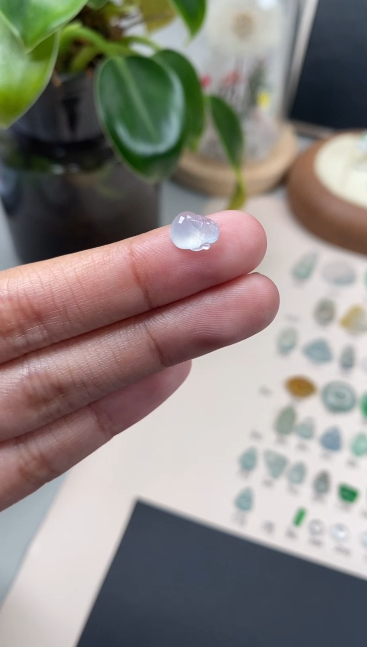 【闪购商品】翡翠颈饰未镶嵌翡翠冰晴裸石