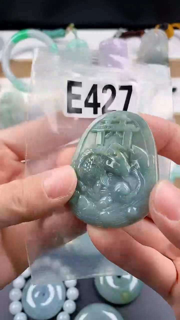 颈饰未镶嵌翡翠天然翡翠吊坠挂件