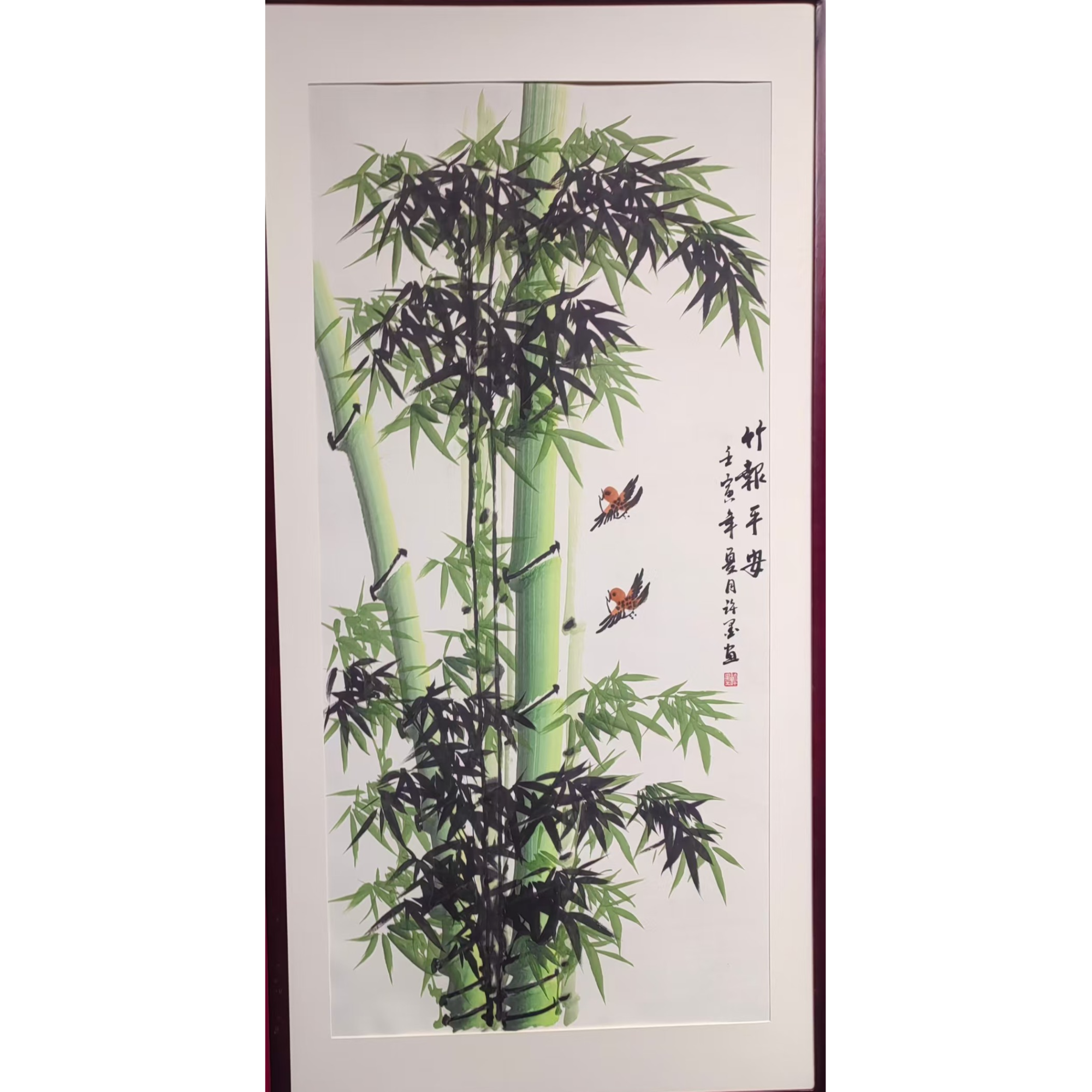 xm-8平尺-国画-宣纸发货画面不完全相同