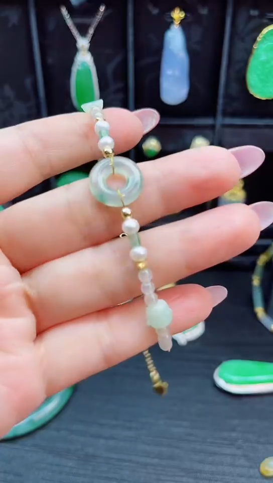 未镶嵌手链翡翠手链
