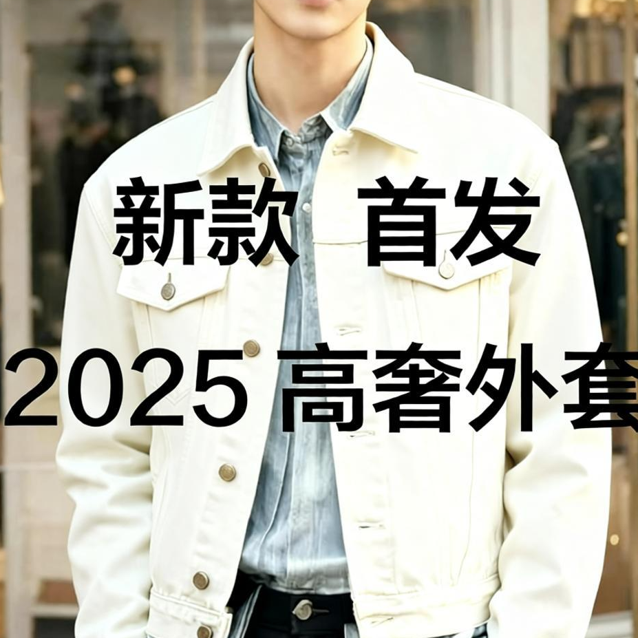 满天星美式高街金属装饰水洗牛仔外套男女复古宽松潮流小众夹克