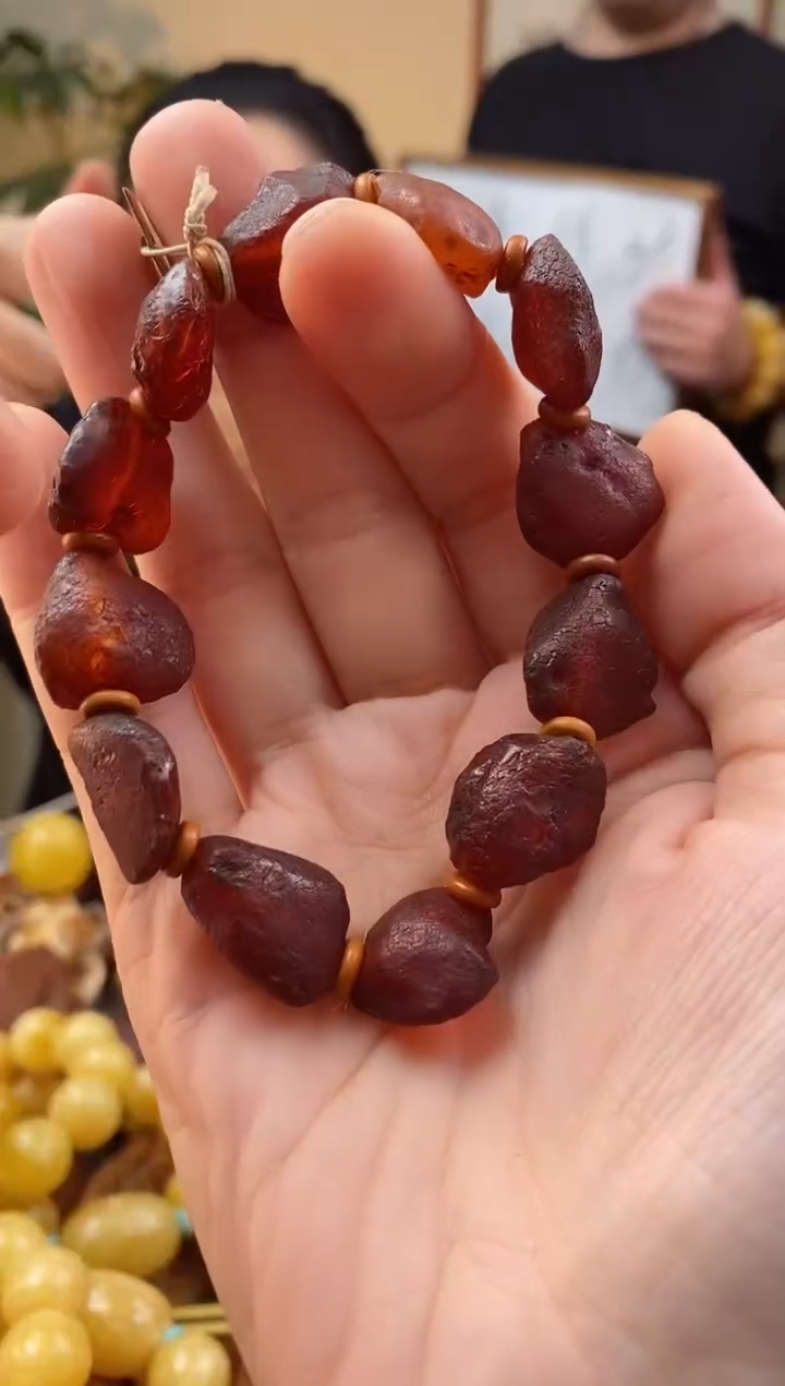 【闪购商品】琥珀手串未镶嵌手串