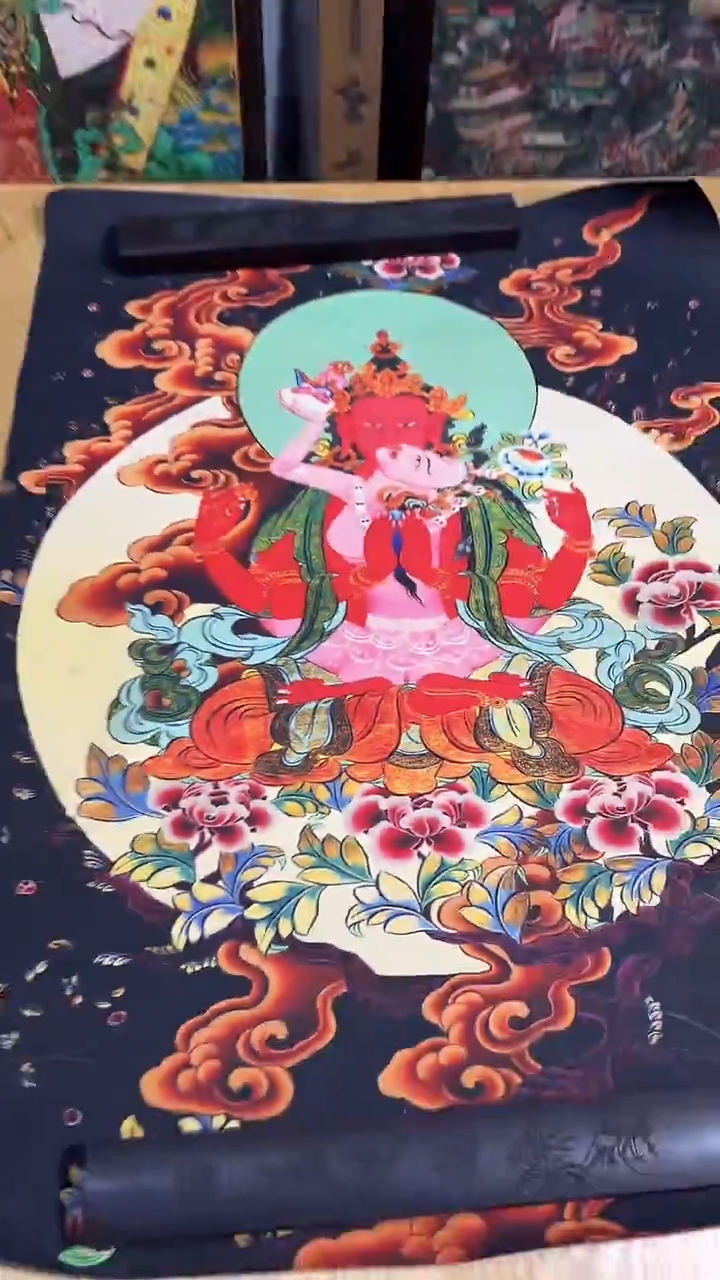 卷轴画卷轴唐卡商品