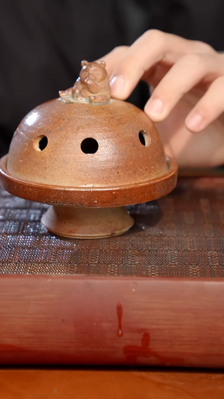 陶瓷奢瓷/瑞寅柴烧茶器（摆件）384