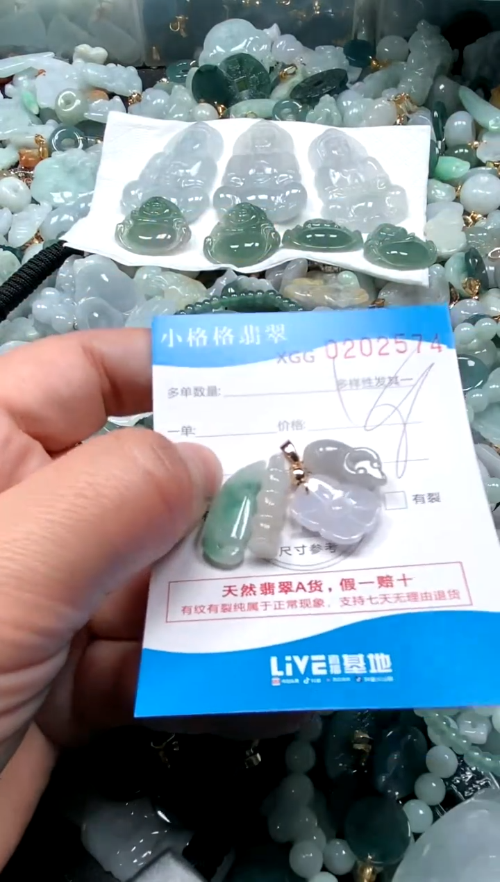 【闪购商品】翡翠颈饰未镶嵌闪购商品0202574