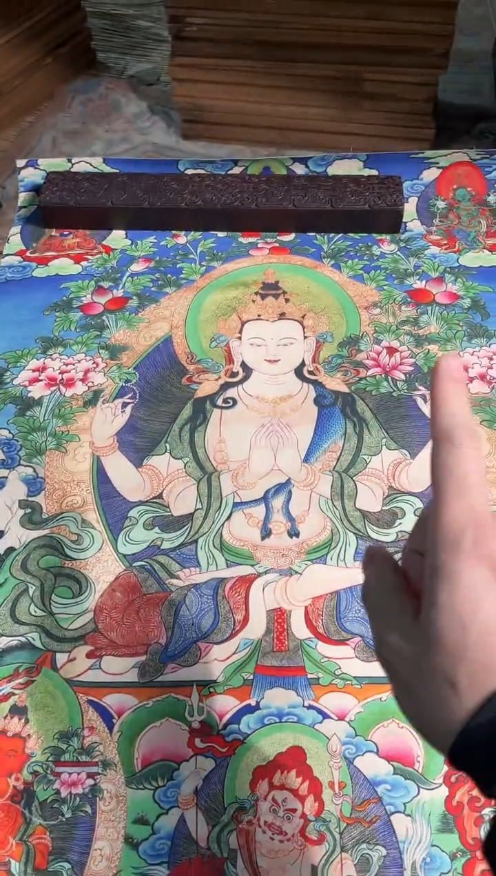 卷轴画天天的唐卡tk160