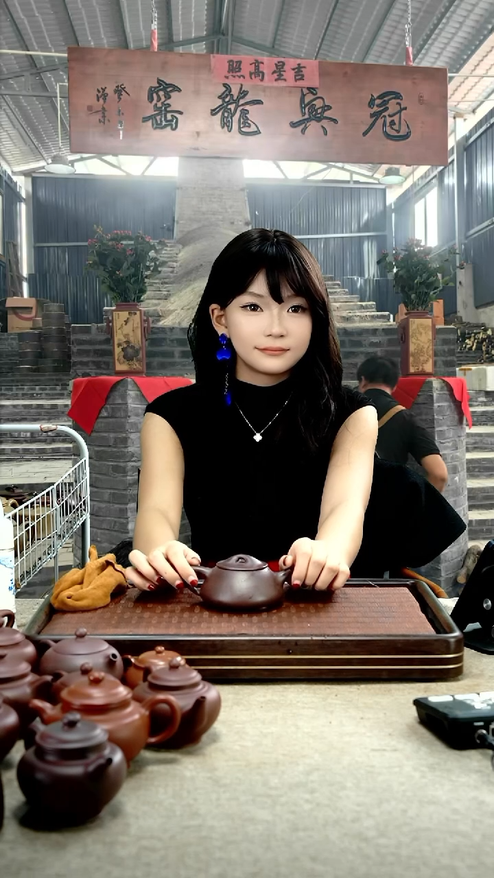 【闪购商品】紫砂茶壶lw 老天青粗砂 景舟石瓢 孤品