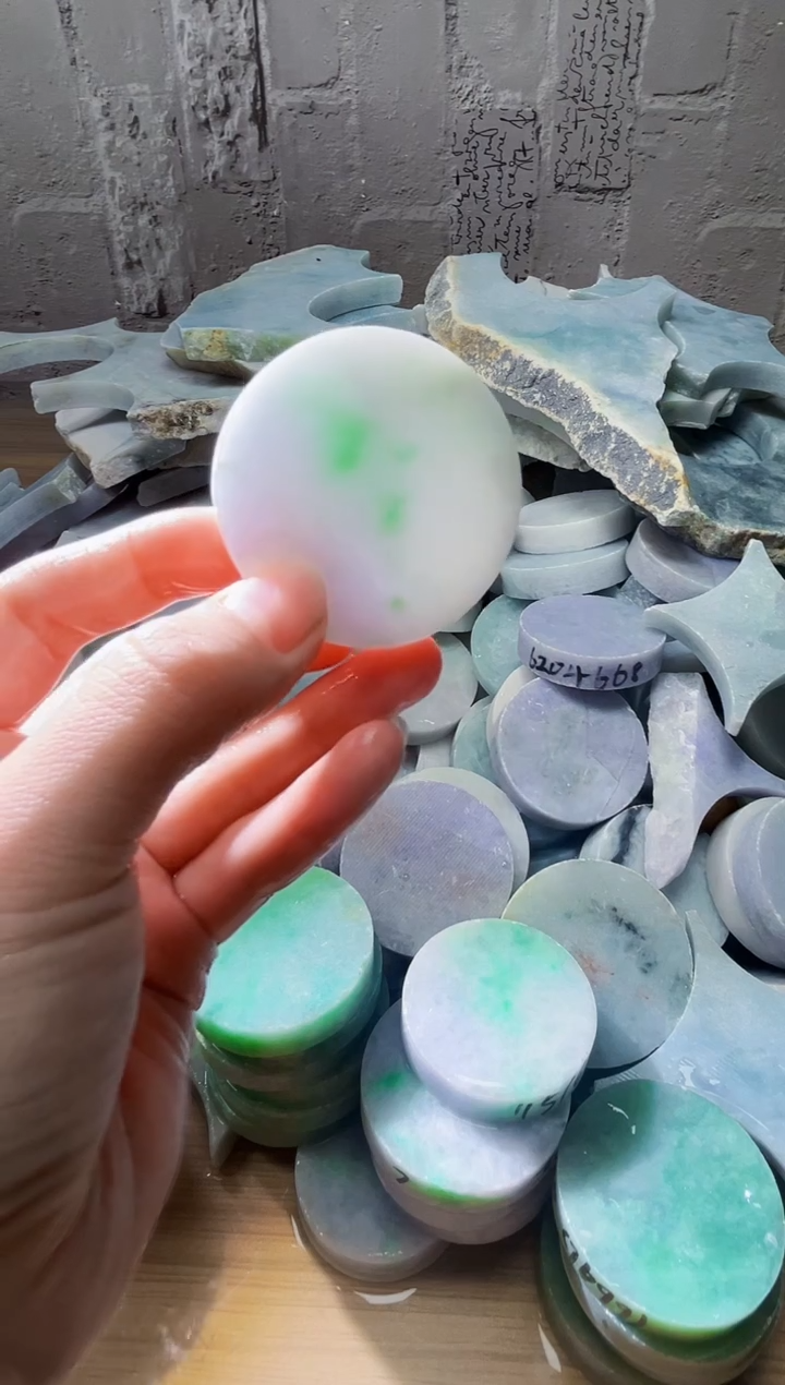 裸石翡翠天然翡翠A货石 南 158