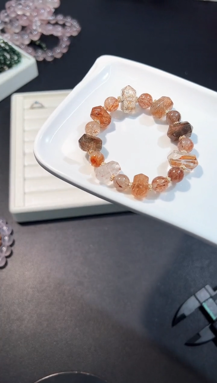 【闪购商品】水晶手串未镶嵌99C多样性发其一/1条默认微瑕