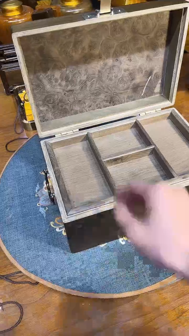 乌木类成套家具瘤疤珠宝箱单个 s50