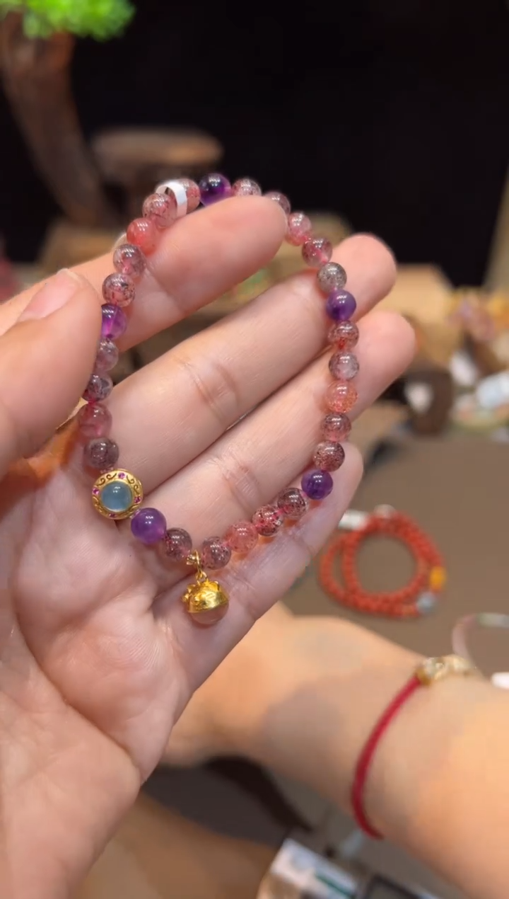 【闪购商品】水晶手链未镶嵌手饰@@F4533