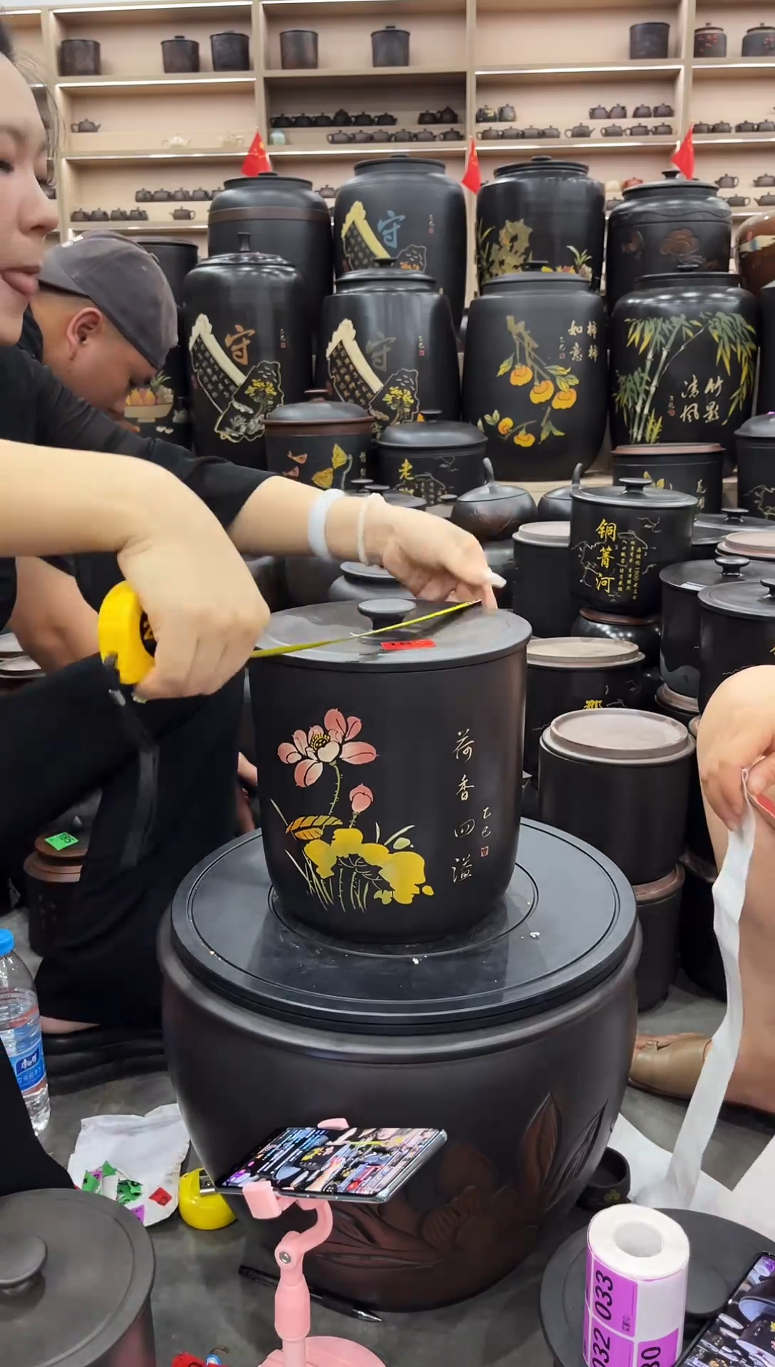 罐瑕疵 182 彩填七饼  