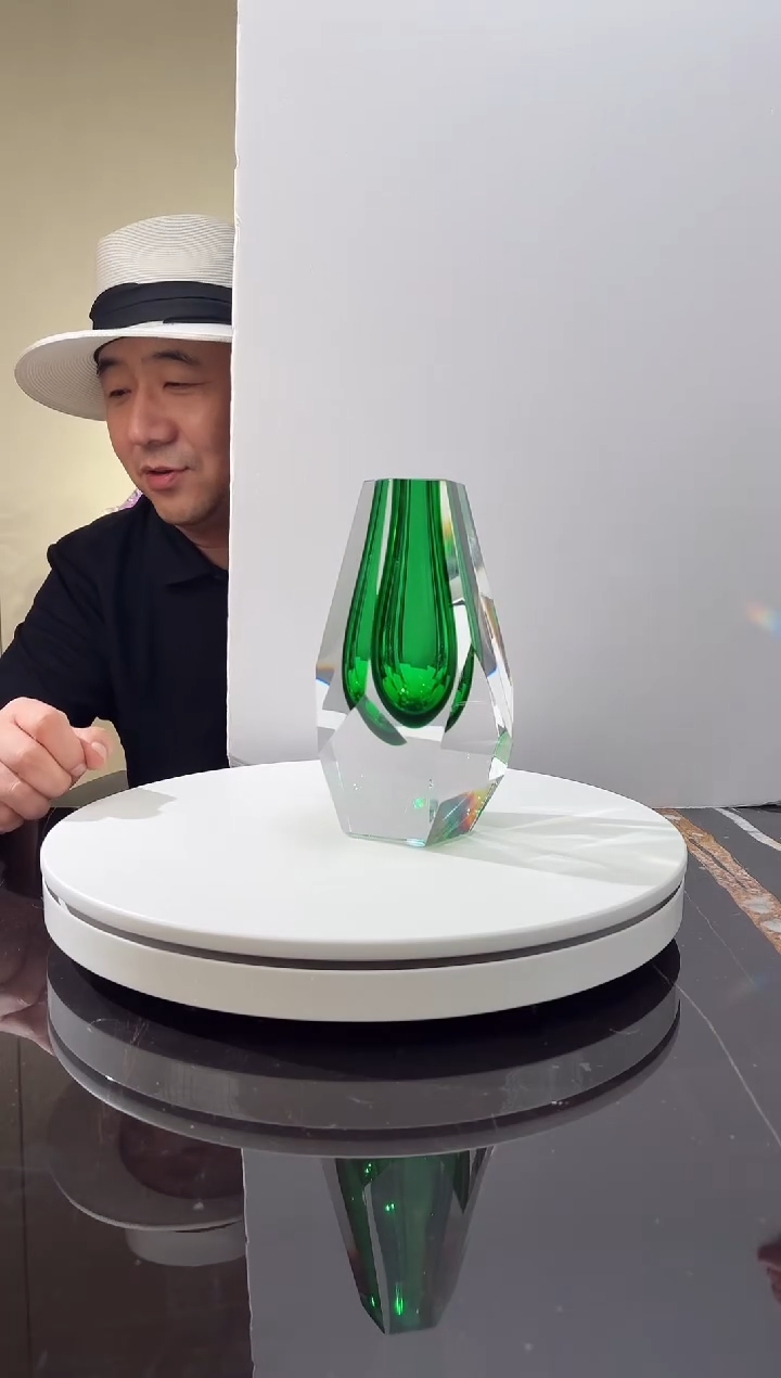 摆件CS0101013祖母绿钻石花器香薰瓶