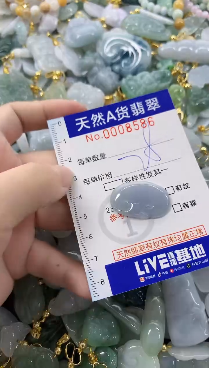 颈饰未镶嵌翡翠天然A货翡翠