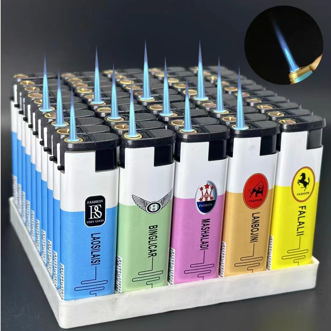 宽版加大加厚耐用防风打火机家用超市便利店适用便携爆款打火机