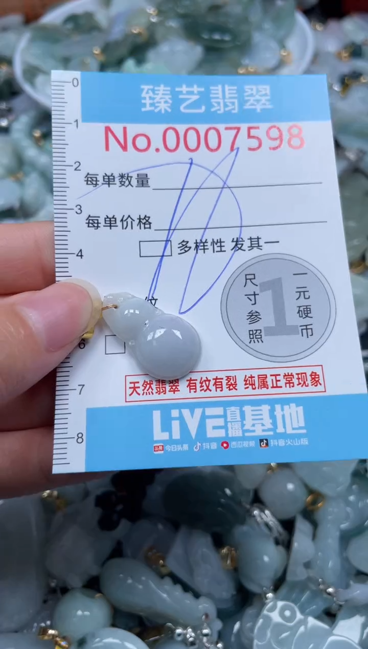 颈饰未镶嵌翡翠7598