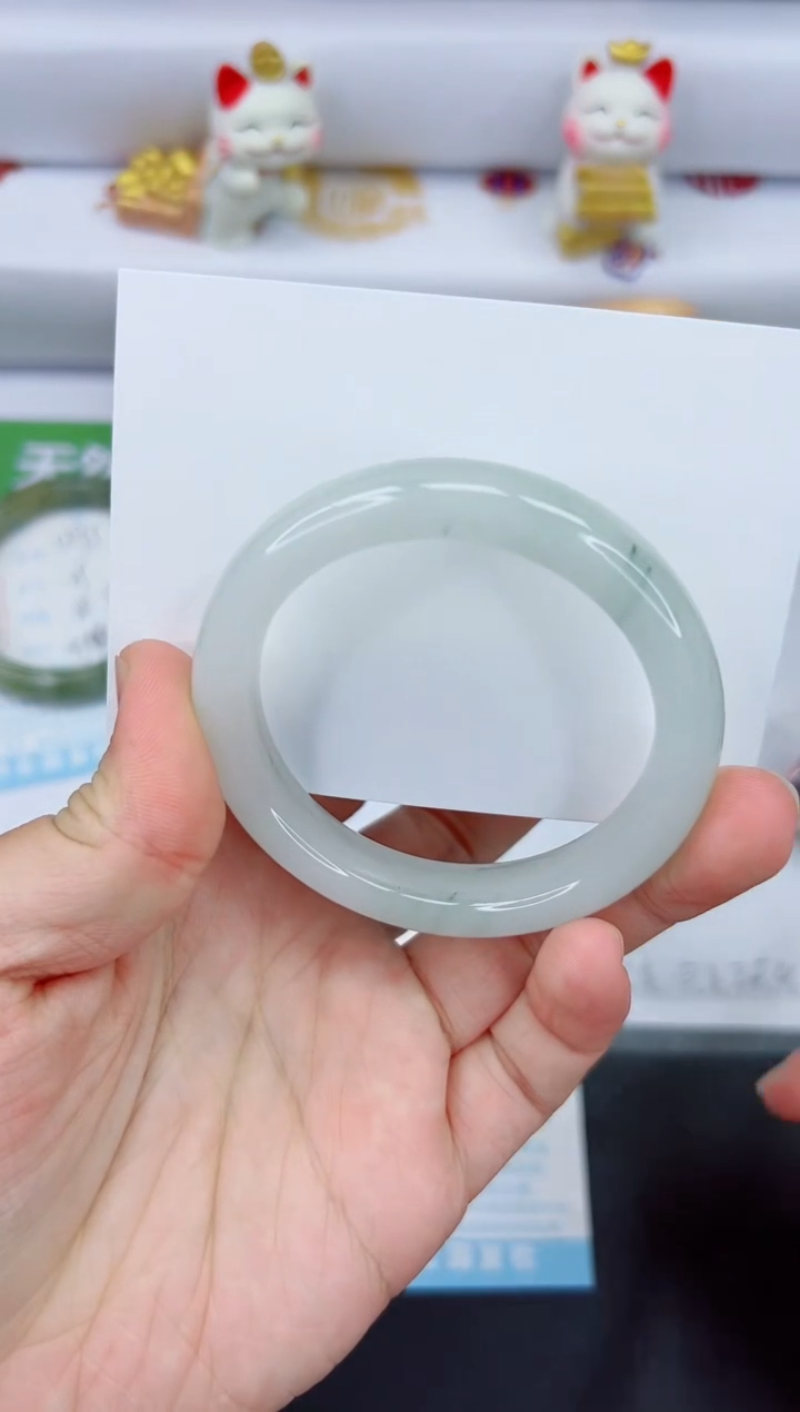 【闪购商品】石英质玉手镯未镶嵌1296-52.8