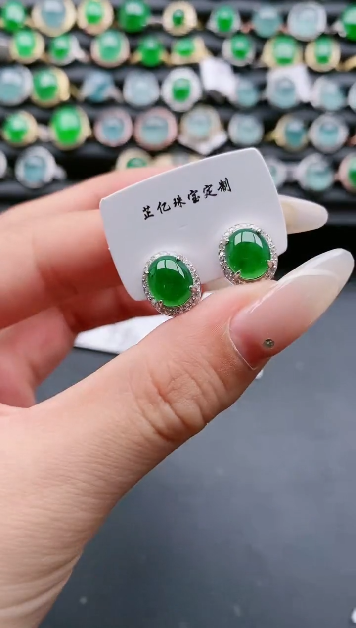 【闪购商品】翡翠戒指银S925镶嵌11111111