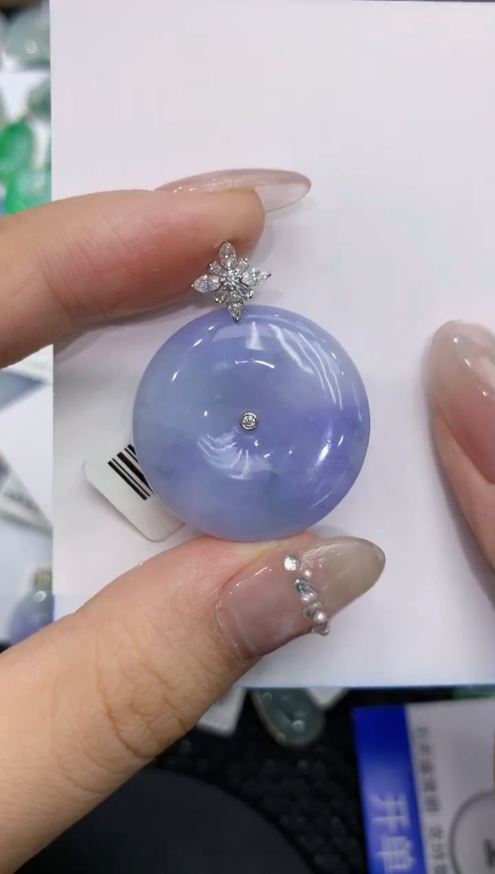 【闪购商品】翡翠颈饰18K金镶嵌 222222222