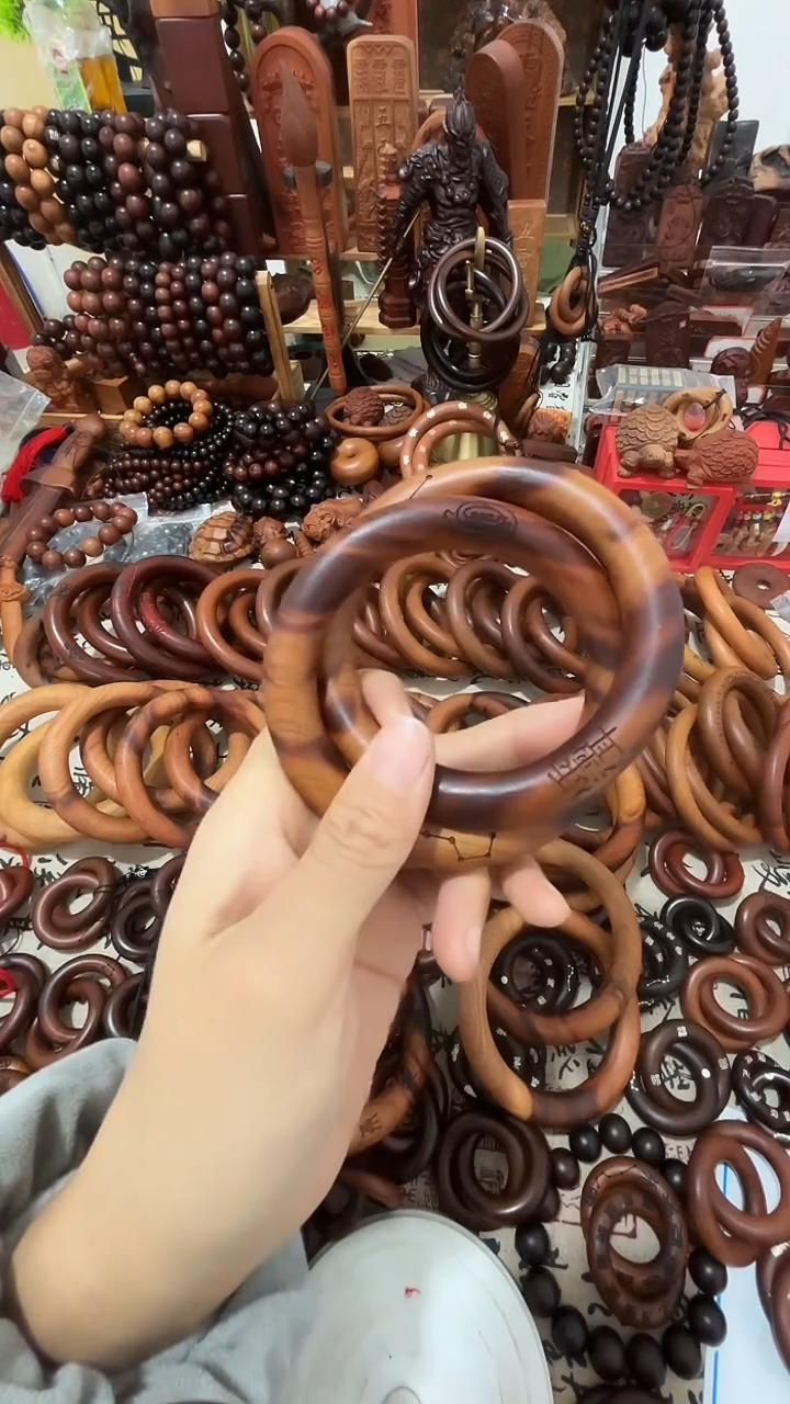 枣木乾坤圈桃木70圈口福利一物一拍