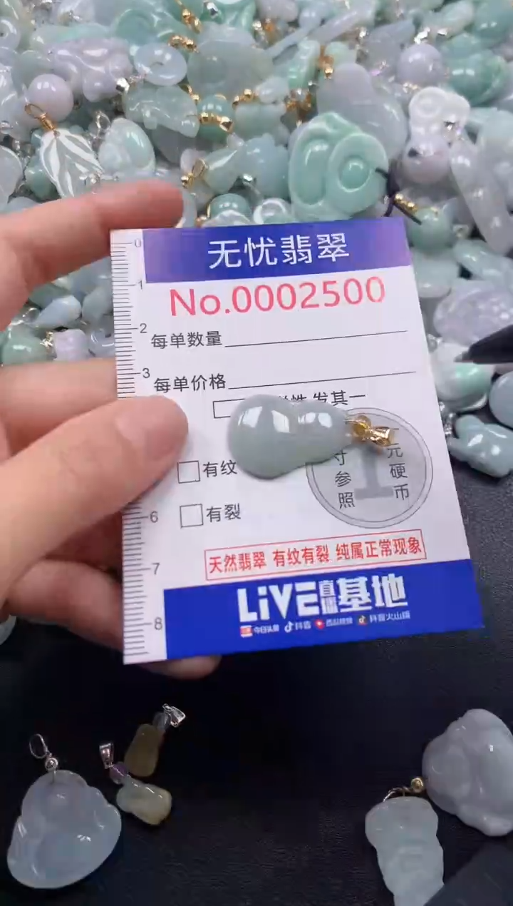 颈饰未镶嵌翡翠2500