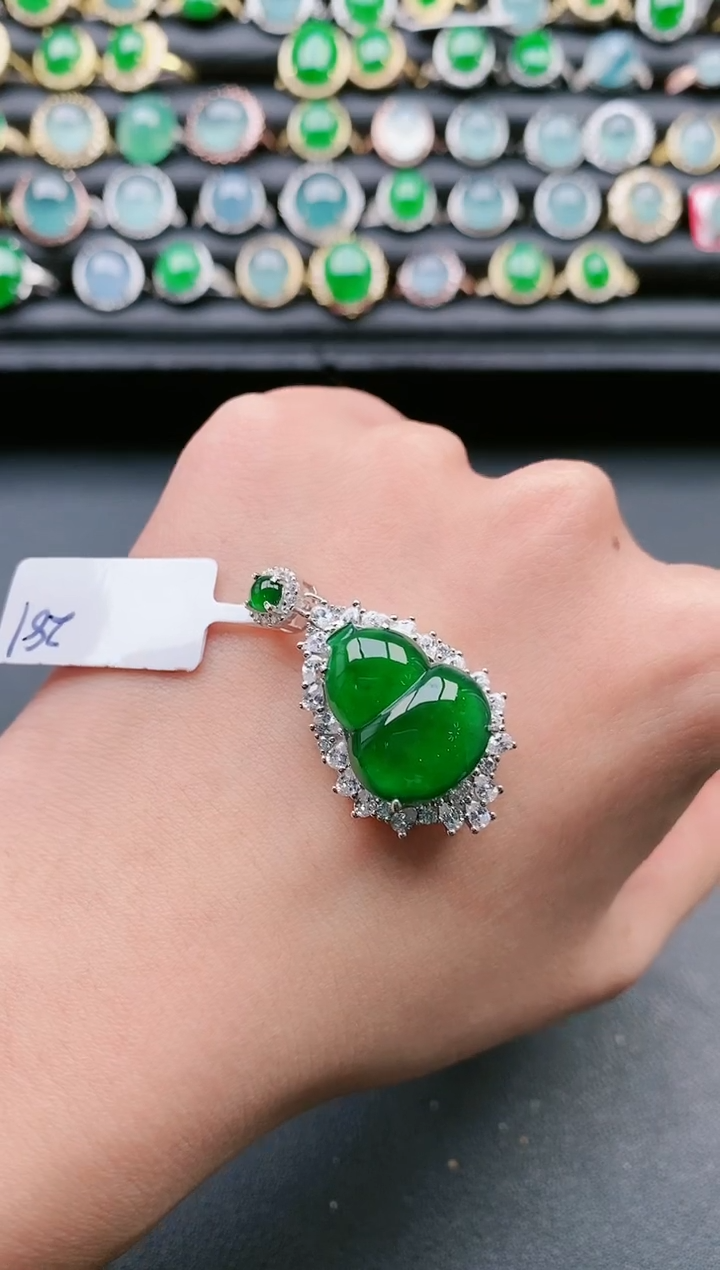 【闪购商品】翡翠戒指银S925镶嵌1111111