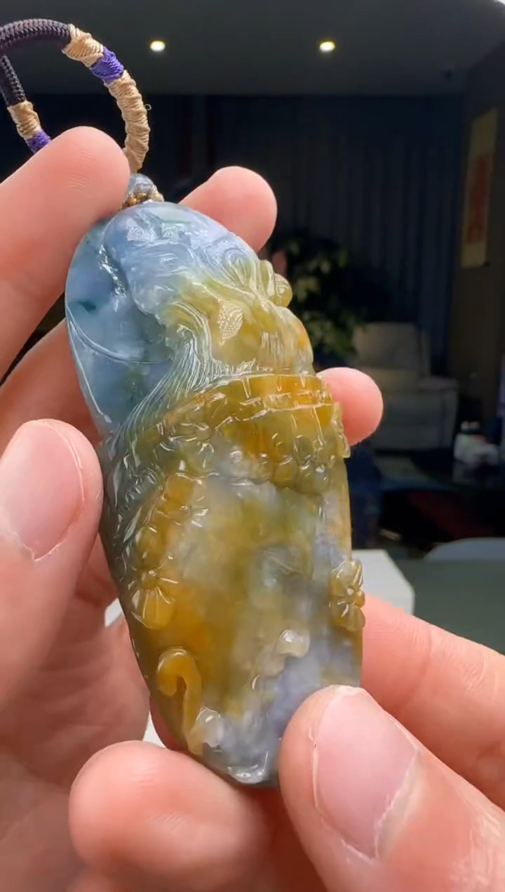 【闪购商品】翡翠吊坠(不含链)未镶嵌DY@@960Q7J03262