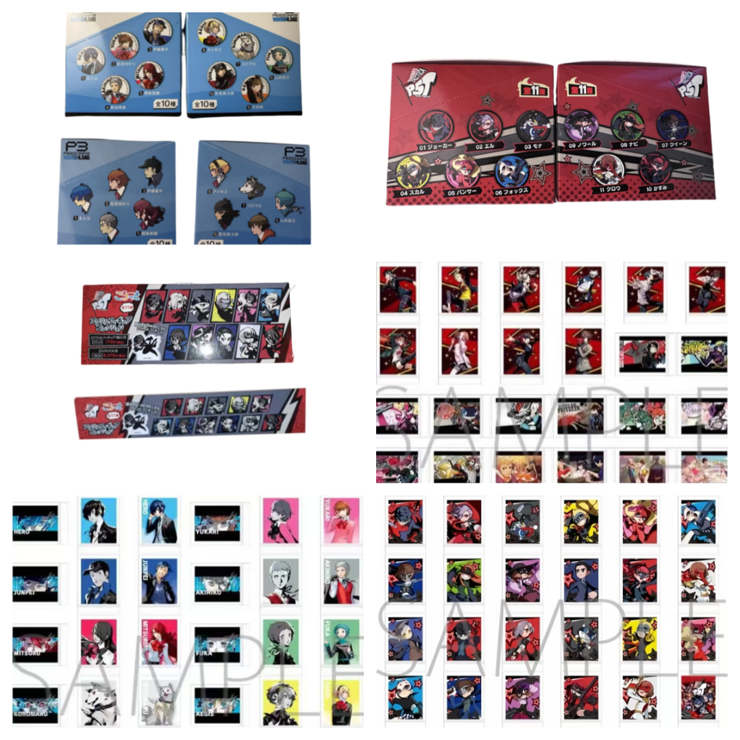 【欧你没商量】女神异闻录P3P5 A店吧唧 麻将 拍立得 （默认代拆）