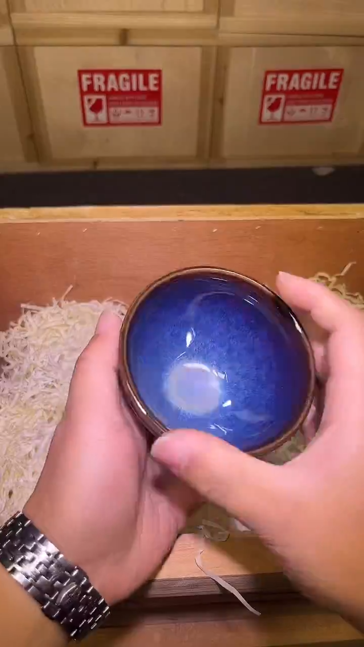 茶盏回蓝束口主人杯