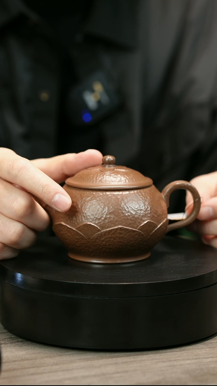 茶壶紫砂茶**氣H2462王芳象牙段圆莲