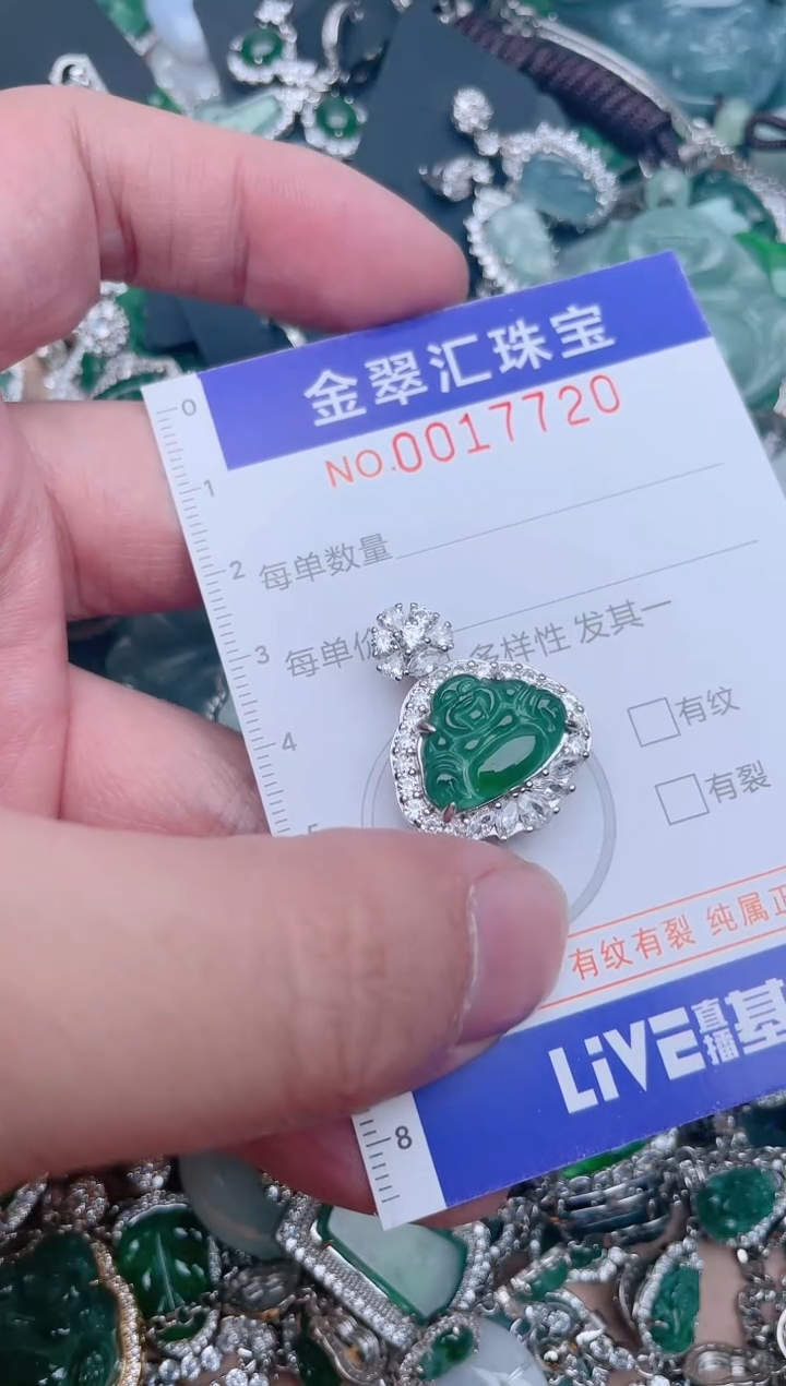 【闪购商品】翡翠颈饰未镶嵌17720....