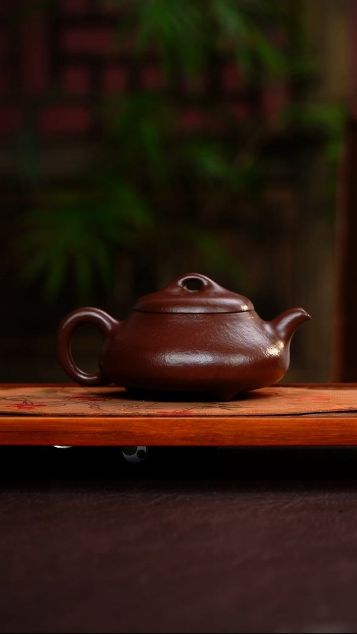 茶壶紫砂抖*汉棠石瓢 紫袍玉砂 200cc