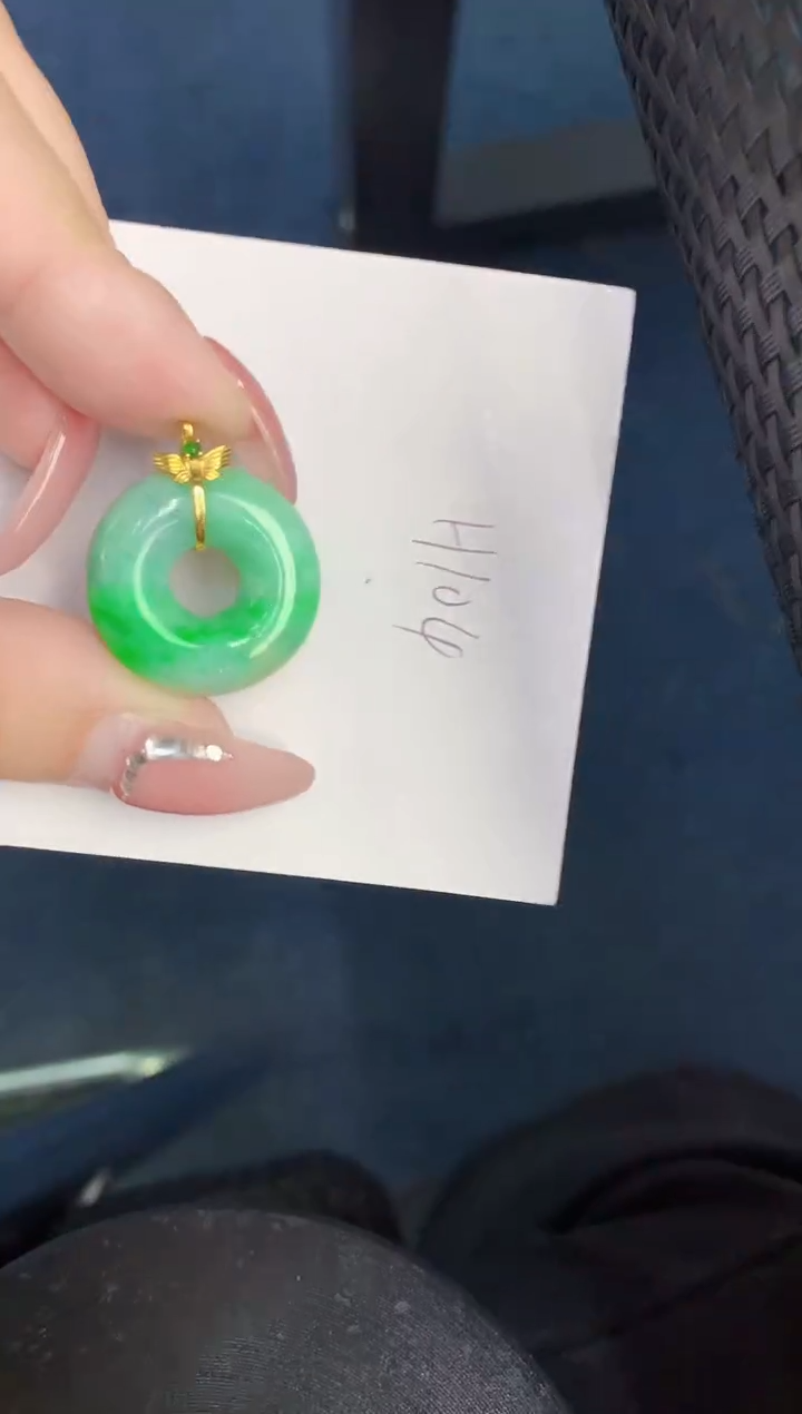 【闪购商品】翡翠颈饰18K金镶嵌000000000