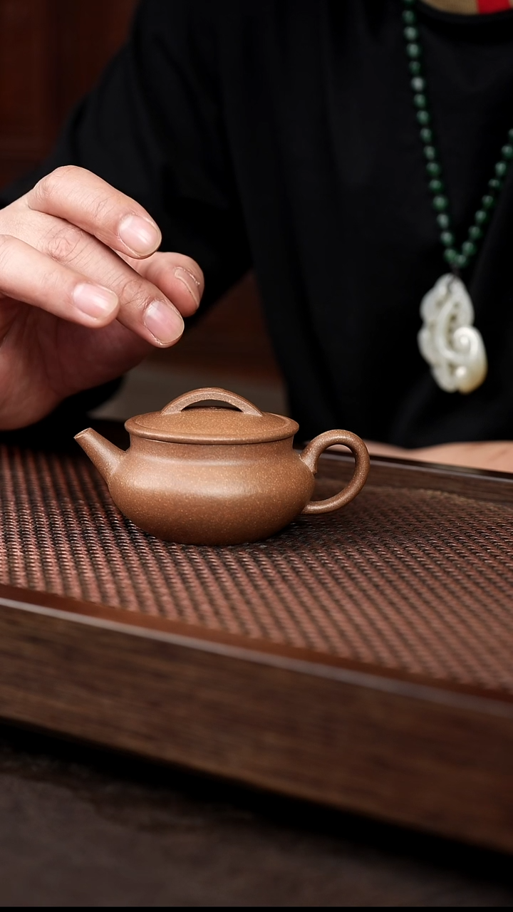 茶壶紫砂青降坡静心汉瓦