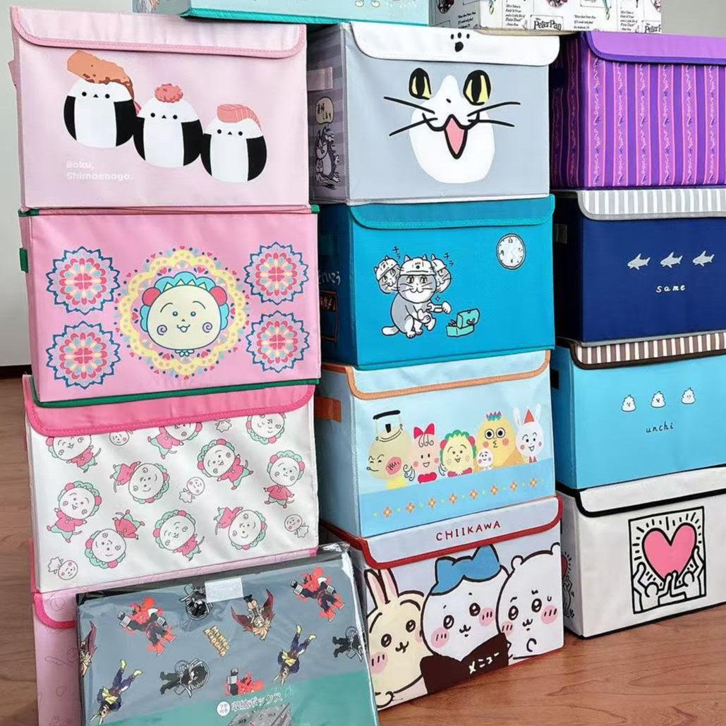 卡通可移动衣橱/衣帽间收纳箱 车载收纳盒 玩具箱