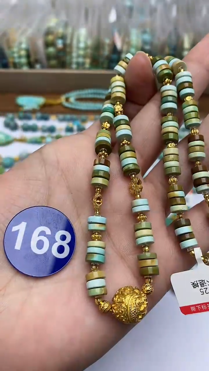 【闪购商品】绿松石项链银S925镶嵌168