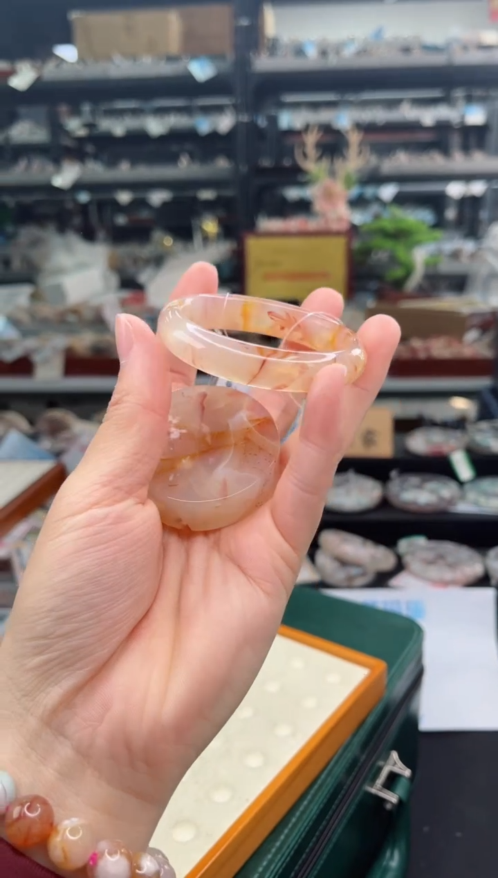 【闪购商品】石英质玉手镯未镶嵌51圈口（赠品镯心）6410567