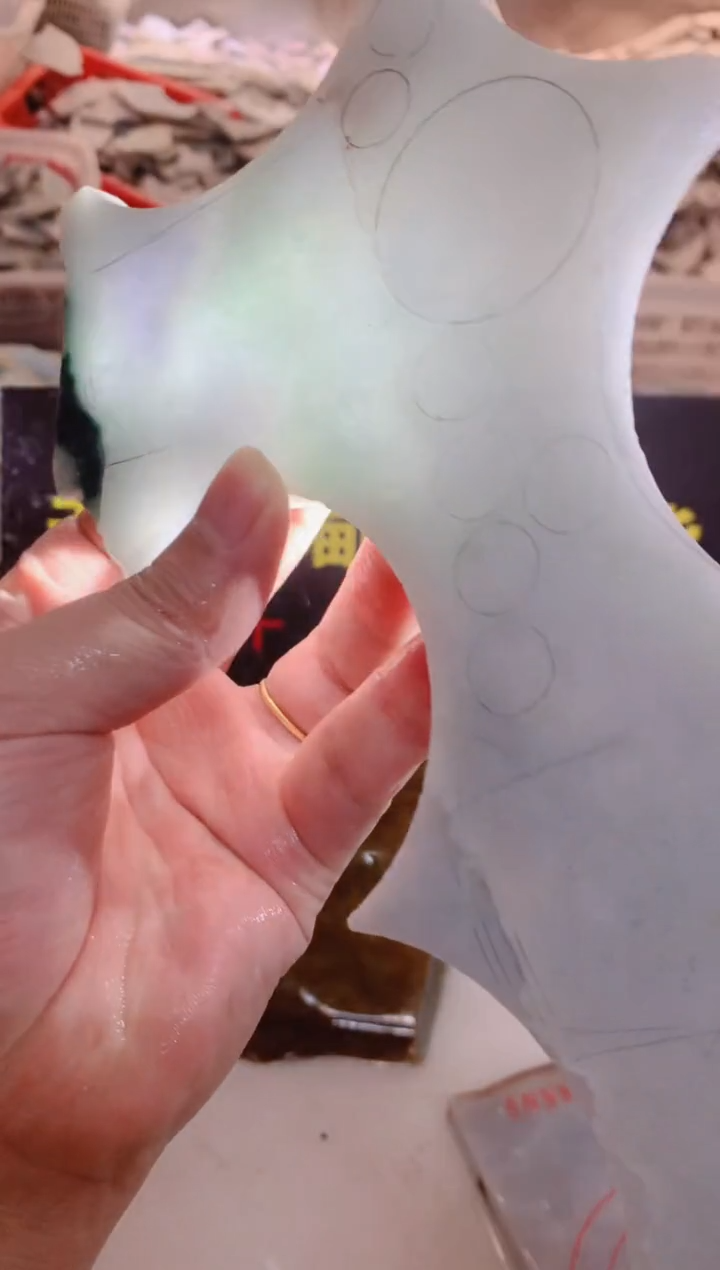 裸石翡翠0朱0翡翠珠宝925