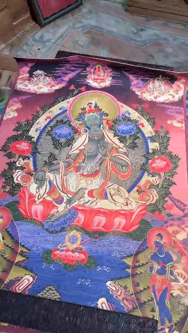 卷轴画天天的唐卡tk160