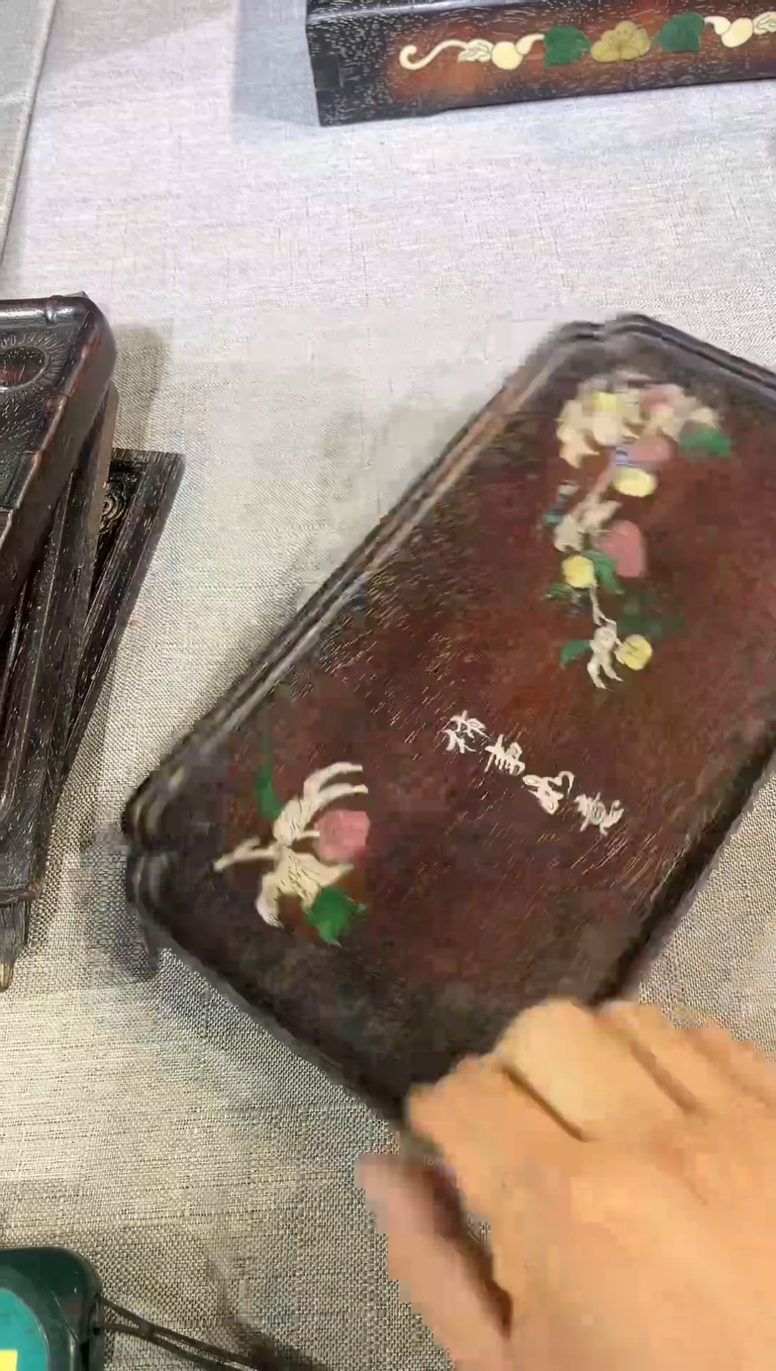 木紫檀事事如意茶盘