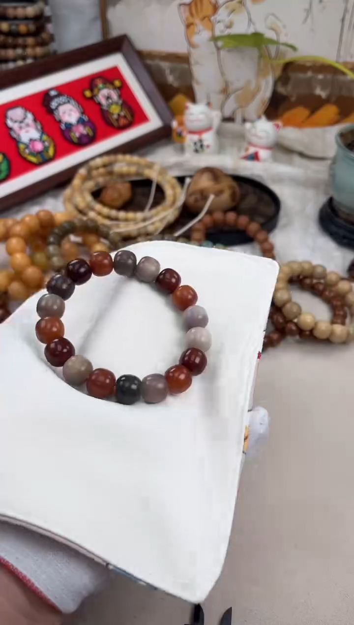 手串菩提根/象牙果a926 卡14 干磨德古拉微瑕