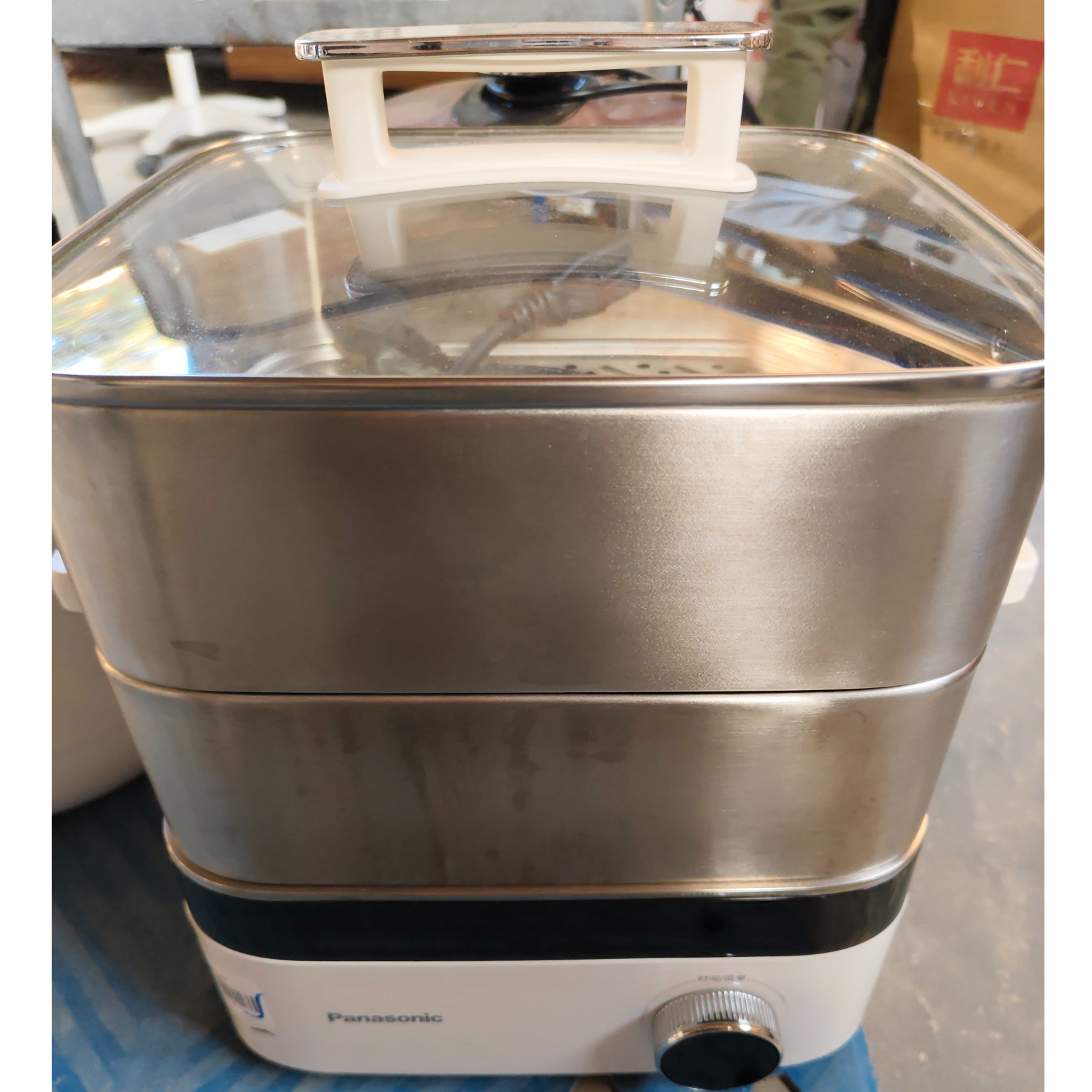 8新 Panasonic/松下 武汉仓电蒸锅轻微划痕功能完好