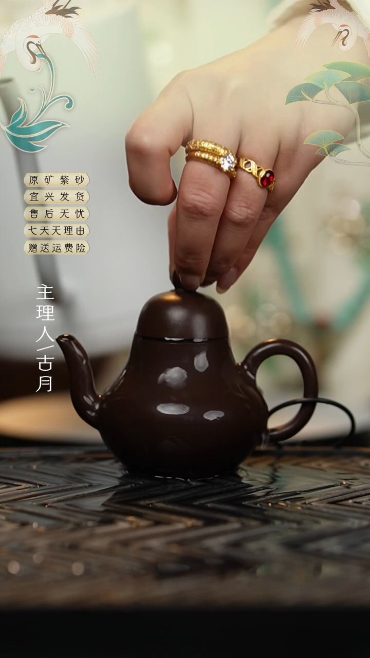 【闪购商品】N1946老紫泥光素思婷130cc